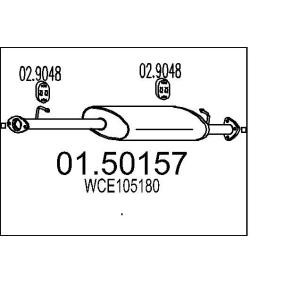 LAND ROVER Mittelschalldämpfer von MTS