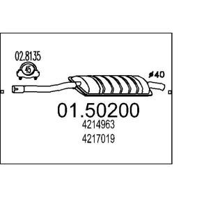 Mittelschalldämpfer 01.50200