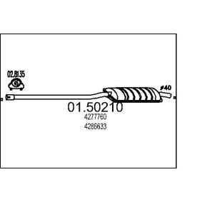Achetez des Silencieux intermédiaire MTS 01.50210 à prix pour 52,39 €