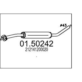 Mittelschalldämpfer von MTS 01.50242