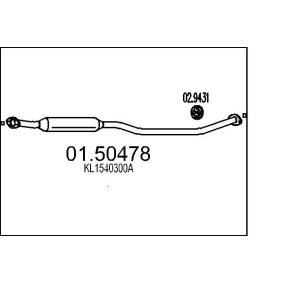 Mittelschalldämpfer 01.50478