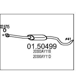Mittelschalldämpfer 01.50499
