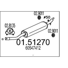 Mittelschalldämpfer 01.51270
