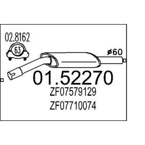 FIAT Mittelschalldämpfer von MTS
