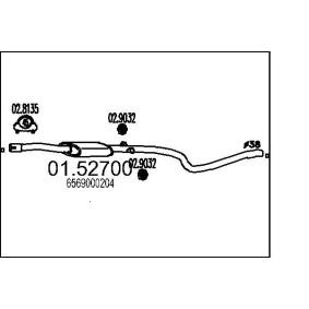 Mittelschalldämpfer 01.52700