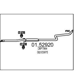 Mittelschalldämpfer 01.52920
