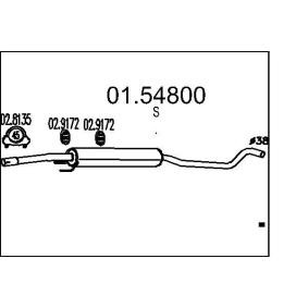 Mittelschalldämpfer 01.54800