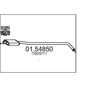Mittelschalldämpfer 01.54850 von MTS günstig für 57,49 € online kaufen