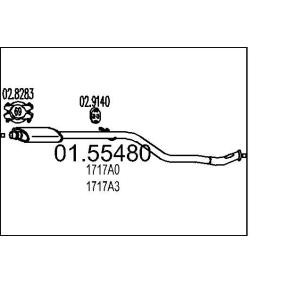 Mittelschalldämpfer 01.55480