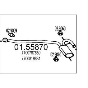 Mittelschalldämpfer 01.55870