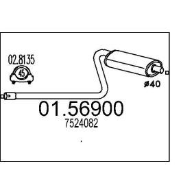 Mittelschalldämpfer 01.56900