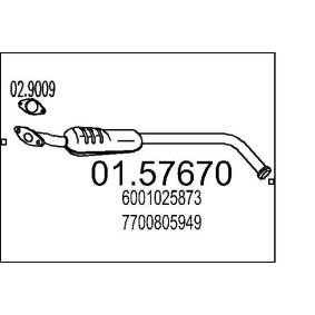 Mittelschalldämpfer 01.57670 von MTS günstig für 52,16 € online kaufen