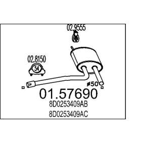 Mittelschalldämpfer 01.57690