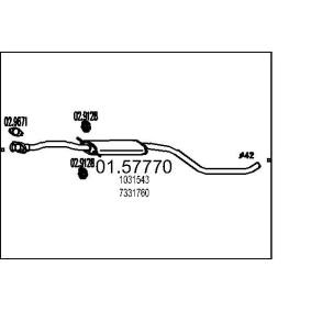 Mittelschalldämpfer 01.57770