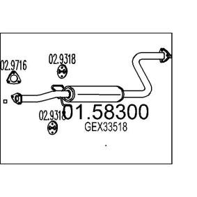 Mittelschalldämpfer 01.58300
