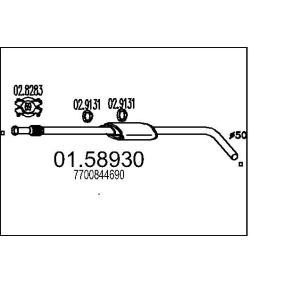 Mittelschalldämpfer 01.58930 von MTS günstig für 64,77 € online kaufen