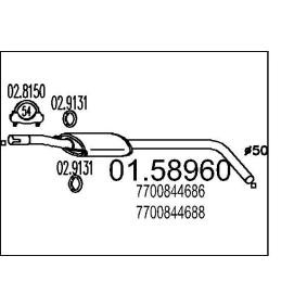 Mittelschalldämpfer 01.58960 von MTS günstig für 52,85 € online kaufen