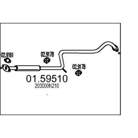 Mittelschalldämpfer 01.59510