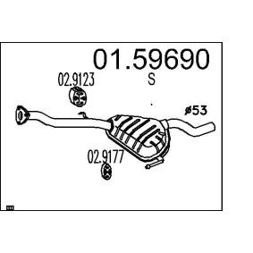 Mittelschalldämpfer 01.59690