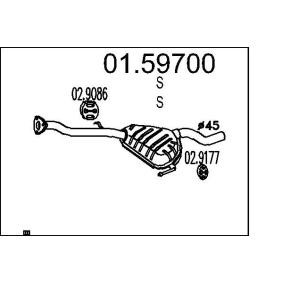 Mittelschalldämpfer 01.59700
