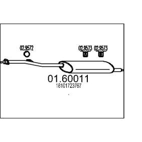 Endschalldämpfer 01.60011 von MTS günstig für 71,79 € online kaufen