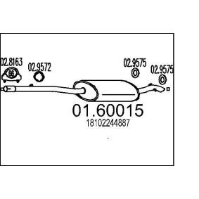 Endschalldämpfer 01.60015 von MTS günstig für 88,07 € online kaufen