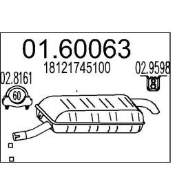 Endschalldämpfer 01.60063 von MTS günstig für 944,58 € online kaufen