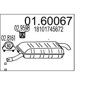 Endschalldämpfer 01.60067 von MTS günstig für 944,58 € online kaufen