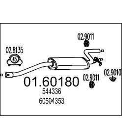 Endschalldämpfer 01.60180