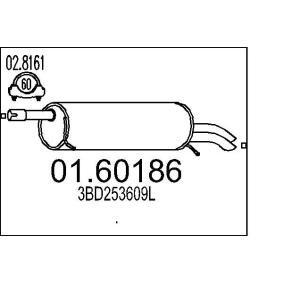 Endschalldämpfer von MTS 01.60186
