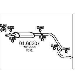 Endschalldämpfer 01.60207 von MTS günstig für 89,16 € online kaufen