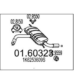Endschalldämpfer 01.60323 von MTS günstig für 163,68 € online kaufen