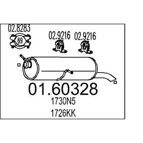Endschalldämpfer 01.60328 von MTS günstig für 63,95 € online kaufen
