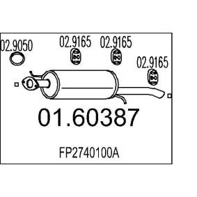 Endschalldämpfer 01.60387 von MTS günstig für 65,06 € online kaufen