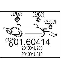 Endschalldämpfer 01.60414 von MTS günstig für 67,62 € online kaufen