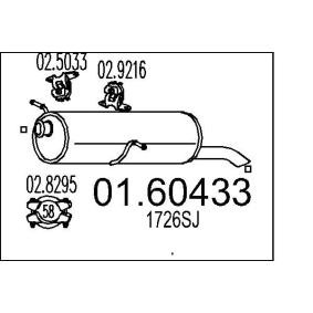 Endschalldämpfer 01.60433 von MTS günstig für 67,43 € online kaufen