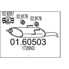 Endschalldämpfer 01.60503 von MTS günstig für 80,91 € online kaufen