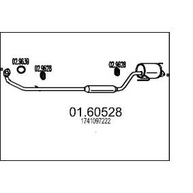 Endschalldämpfer 01.60528 von MTS günstig für 93,06 € online kaufen