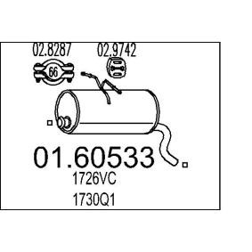 Endschalldämpfer 01.60533 von MTS günstig für 63,31 € online kaufen