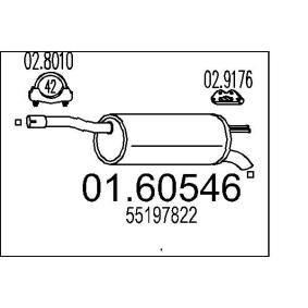 Endschalldämpfer 01.60546 von MTS günstig für 66,88 € online kaufen
