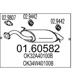 Endschalldämpfer 01.60582 von MTS günstig für 79,79 € online kaufen
