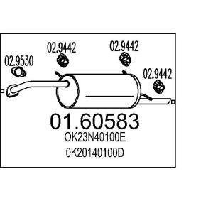 Endschalldämpfer 01.60583 von MTS günstig für 92,82 € online kaufen