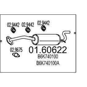 Endschalldämpfer 01.60622 MAZDA XEDOS von MTS