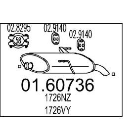 Endschalldämpfer 01.60736 von MTS günstig für 57,31 € online kaufen