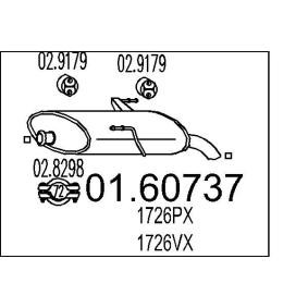Endschalldämpfer 01.60737 von MTS günstig für 65,00 € online kaufen