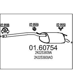 Endschalldämpfer 01.60754