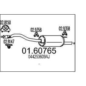 Endschalldämpfer von MTS 01.60765