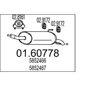 Endschalldämpfer 01.60778 von MTS günstig für 67,16 € online kaufen