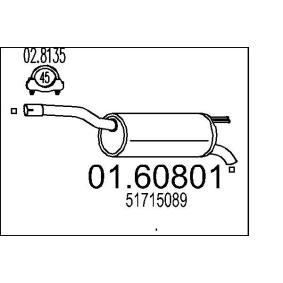 Endschalldämpfer 01.60801 von MTS günstig für 61,79 € online kaufen