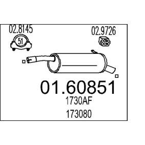 Endschalldämpfer 01.60851 von MTS günstig für 67,44 € online kaufen
